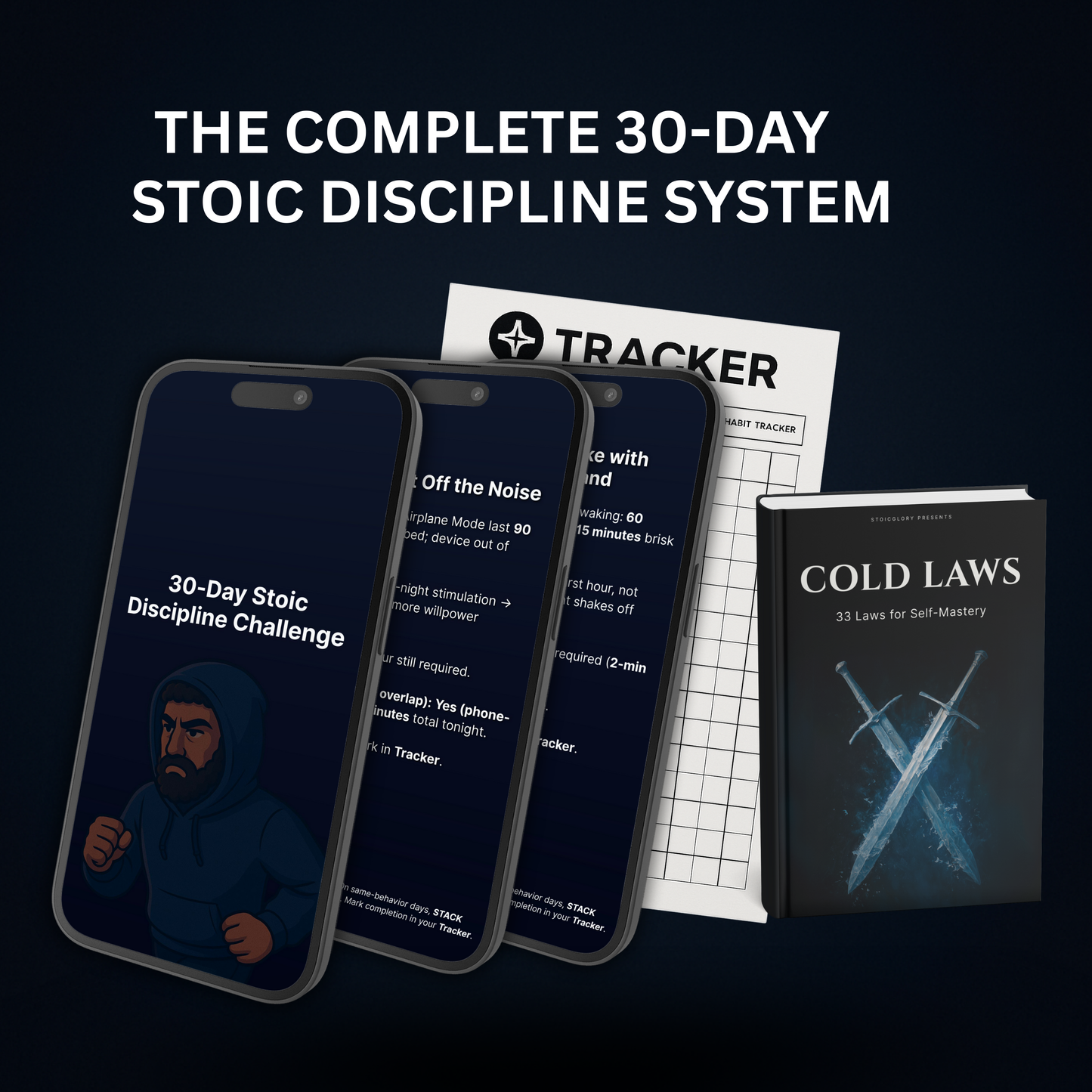 30-Day Stoic Discipline System Bundle